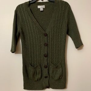 Vintage green sweater.